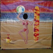 beach women cutout