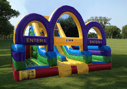 Inflatable Fun Rush Obstacle Course