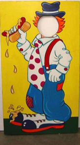 clown cutout